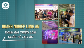 DOANH NGHIỆP LONG AN THAM GIA TRIỂN LÃM QUỐC TẾ TẠI LÀO