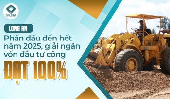 GIẢI NGÂN VỐN ĐẦU TƯ CÔNG LONG AN: PHẤN ĐẤU ĐẾN HẾT NĂM 2025 ĐẠT 100%