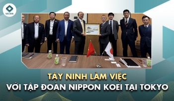 TÂY NINH LÀM VIỆC VỚI TẬP ĐOÀN NIPPON KOEI TẠI TOKYO