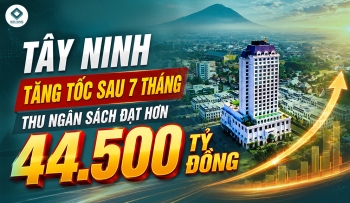 TÂY NINH TĂNG TỐC SAU 7 THÁNG - THU NGÂN SÁCH ĐẠT HƠN 44.500 TỶ ĐỒNG