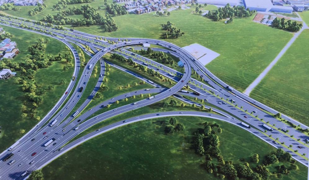Phối cảnh một nút giao trên Vành đai 3 TP.HCM